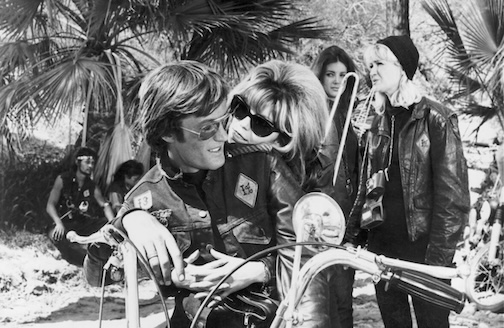 Biker still from Date Bait courtesy of The Filmgroup