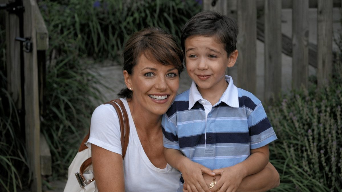 Angela and Cole, a quiet moment in the garden