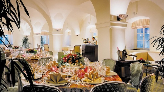 Restaurant Allegro at the Four Seasons Prague, recipient of the only Michelin star in the Czech Republic