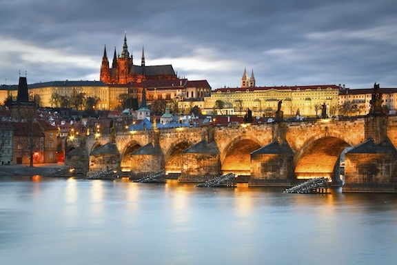 Prague Castle, the largest coherent castle complex in the world, seat of government since 870