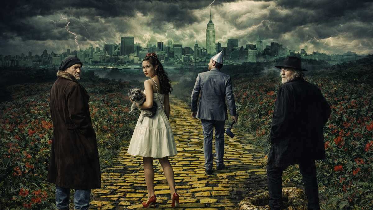 AI illustration of a yellow brick road symbolizing the journey toward a new social conscience