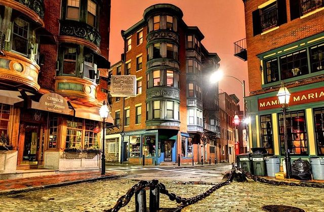 Boston North End street