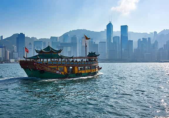 Kowloon Island view from Ritz-Carlton Hong Kong