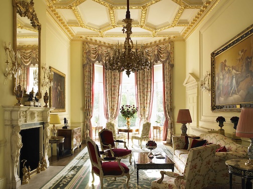 Guest room at Ritz London luxury hotel suite